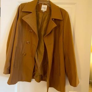 Winter Pea Coat - Camel